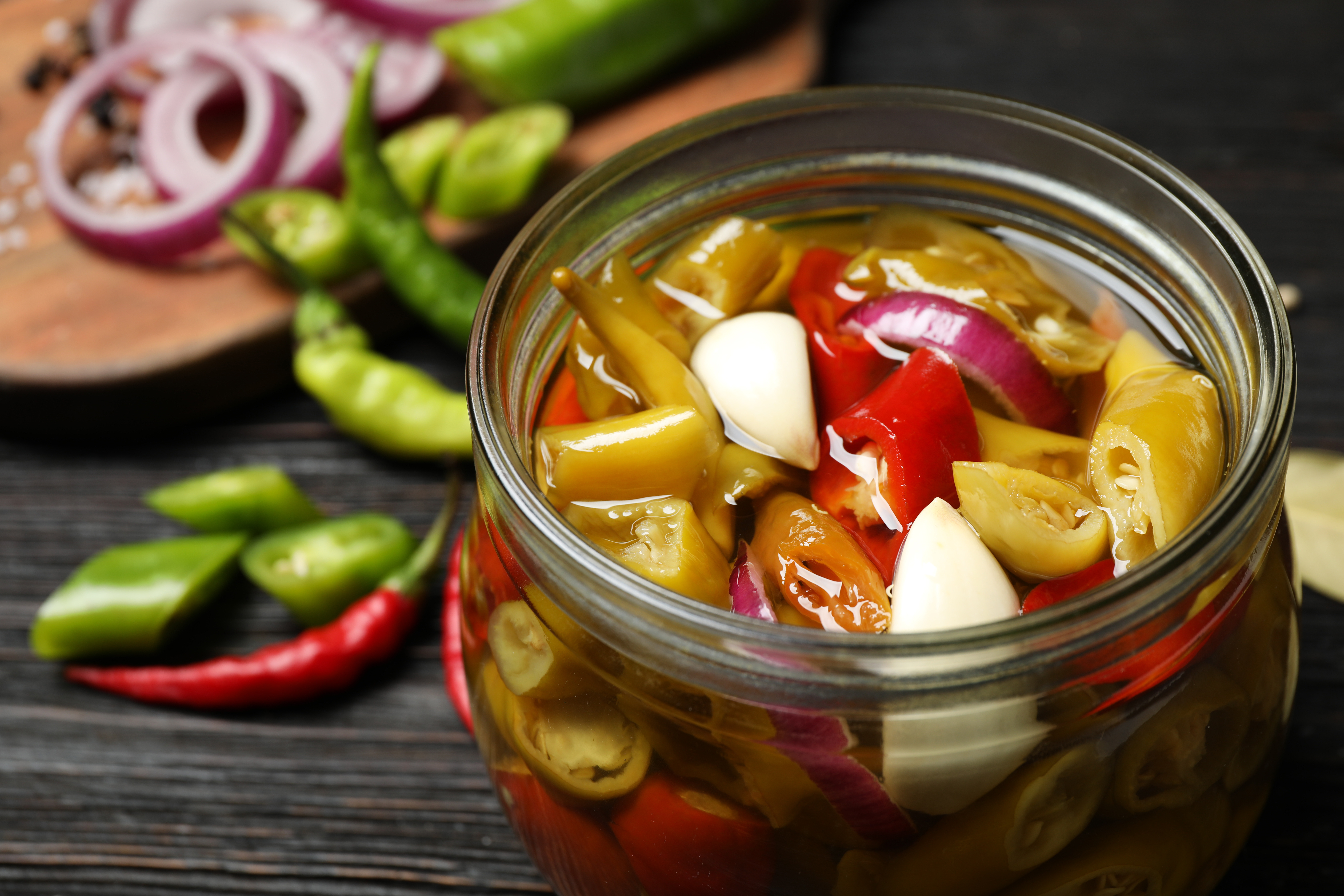 A peck of pickled peppers